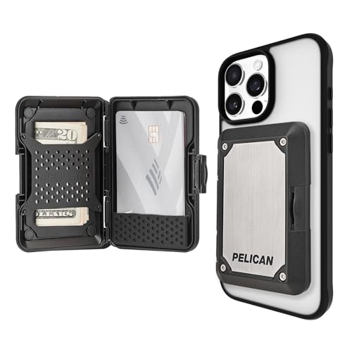 Pelican MagSafe Wallet w/RFID Blocking for Cards & Cash - Brushed Titanium - image 1