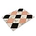 Produktbild qwert 4 Stück rutschfeste Isolierung Tischset Untersetzer für Tischessen Geometrisch Bedruckte Tischsets Baumwollleinen Pads Home Decor 42 * 32 cm, 8, L 42 cm B 32 cm