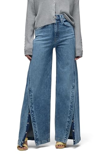Hudson Women's James High Rise Wide Leg Jean