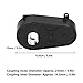 12V Motor Gear Box, High Speed Steering Replacement Wear Easy Installation with Nylon Coupling for Electric Toy Car for Power Wheels(Type A (12V6600RPM))