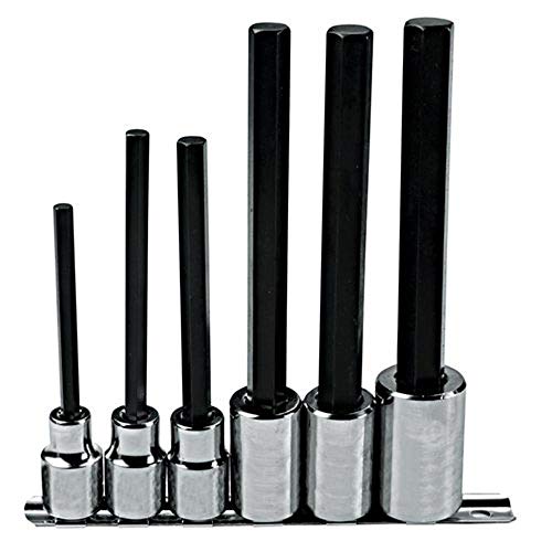 Stanley Proto J5441-6XL 1/2-Inch Drive 6-Piece Extra Long Hex Bit Set