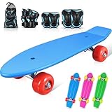 YARNOW Skateboard Complete for Boys and Girls Design Suitable for Beginners and Ages Eye-catching for Family Fun