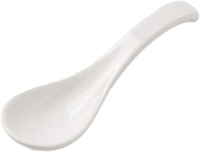 Dinner Spoon Set Spoon Set 10 Ceramic Spoons Household Cute Small Spoon Rice Spoon Length 5.31 Inches (5 Colors) Dinner Spoon/Soup Spoon (Color : E) (C)