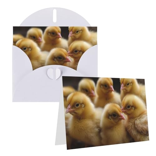 Cartes de vœux petits poulets : partagez un message d'encouragement ou d'amour