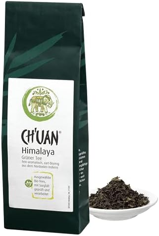 CH’UAN Grüner Tee Himalaya – 1x Beutel á 100g – fein-aromatisch, zart-blumig - bio