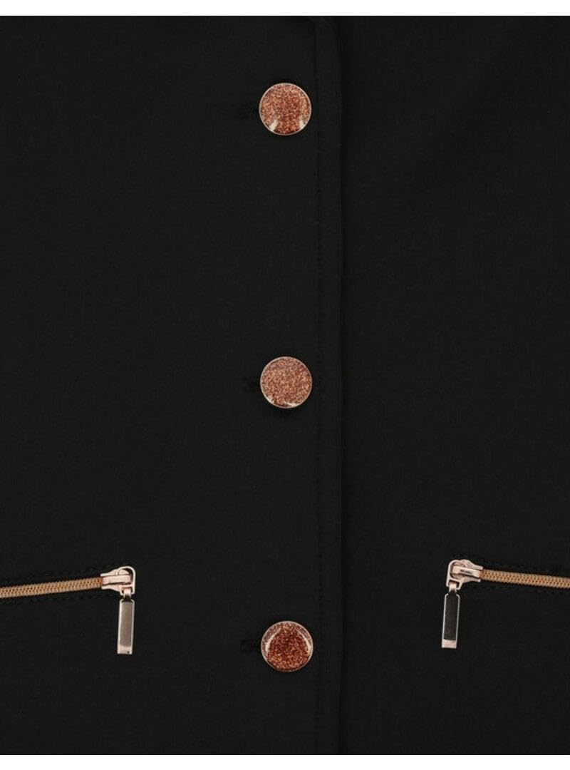 EQUITHEME Athens- Chaqueta de concurso para mujer, color negro, talla francesa 34