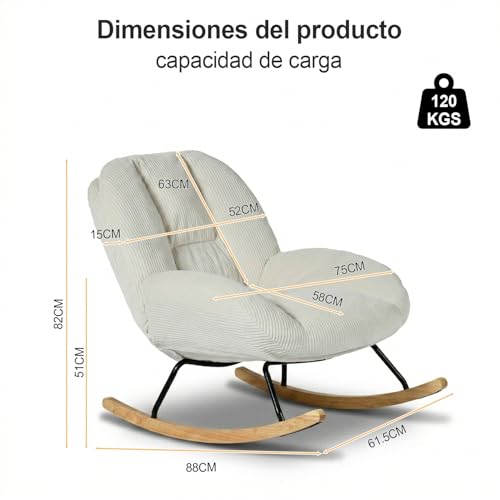 La mejor selección de Mecedoras disponible en línea para comprar. 17 Imagen adicional