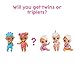 Baby Born Surprise Mini Babies Series 8 - Unwrap Surprise Twins or Triplets, Food & Activity-Themed Collectible Baby Dolls, Includes Soft Swaddle, Molded Diaper Bag Package for On-The-Go Play