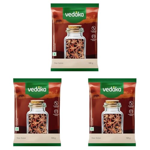 Image of Amazon Brand - Vedaka Star Anise, 100 g (Pack of 3)