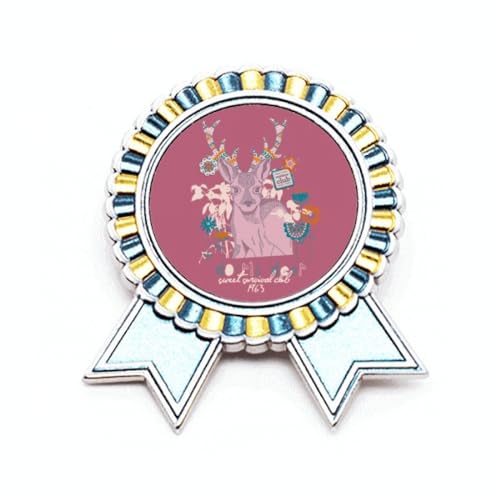 Broche Noël renne colorée en métal M parfaite pour vos repas de fêtes