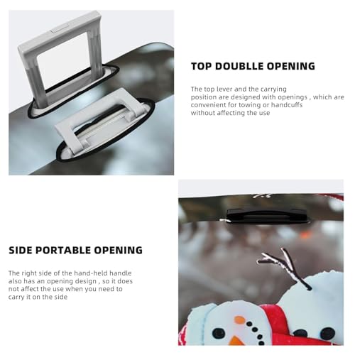 Travel Luggage Cover for Suitcase Elastic Suitcase Protector Cute Snowman Suitcase Covers Washable Suitcase Protective Cover Dust-proof Luggage Covers Fit 18-32 Inch Luggage4