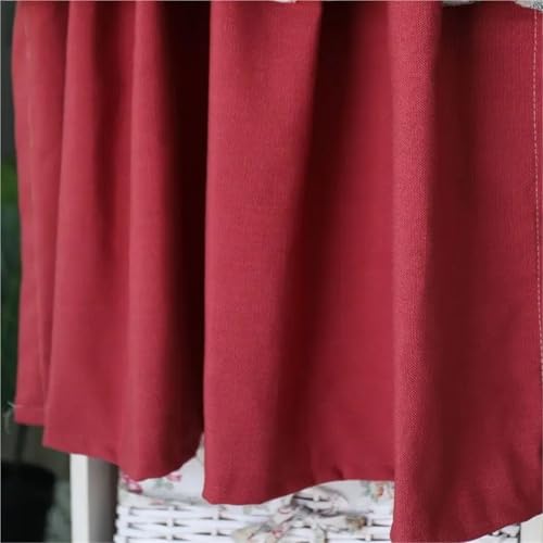 Rideaux courts rétro pour cuisine et salon style champêtre