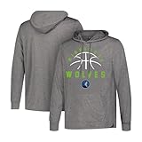 Ultra Game Men's NBA Official Super Soft Lightweight Hoodie Sweatshirt, Minnesota Timberwolves, Heather Charcoal , Medium