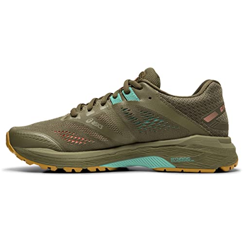 ASICS Women's GT-2000 7 Trail Running Shoes, 6.5, Mantle Green/Olive Canvas4