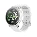 Amazfit Active 3 Premium GPS Running Smart Watch,1.32" AMOLED Sapphire Display,12-Day Battery,4GB Storage,Offline Maps,170+ Workout Modes,5 ATM,Heart Rate & Fitness Tracker,Android & iOS, Aero White
