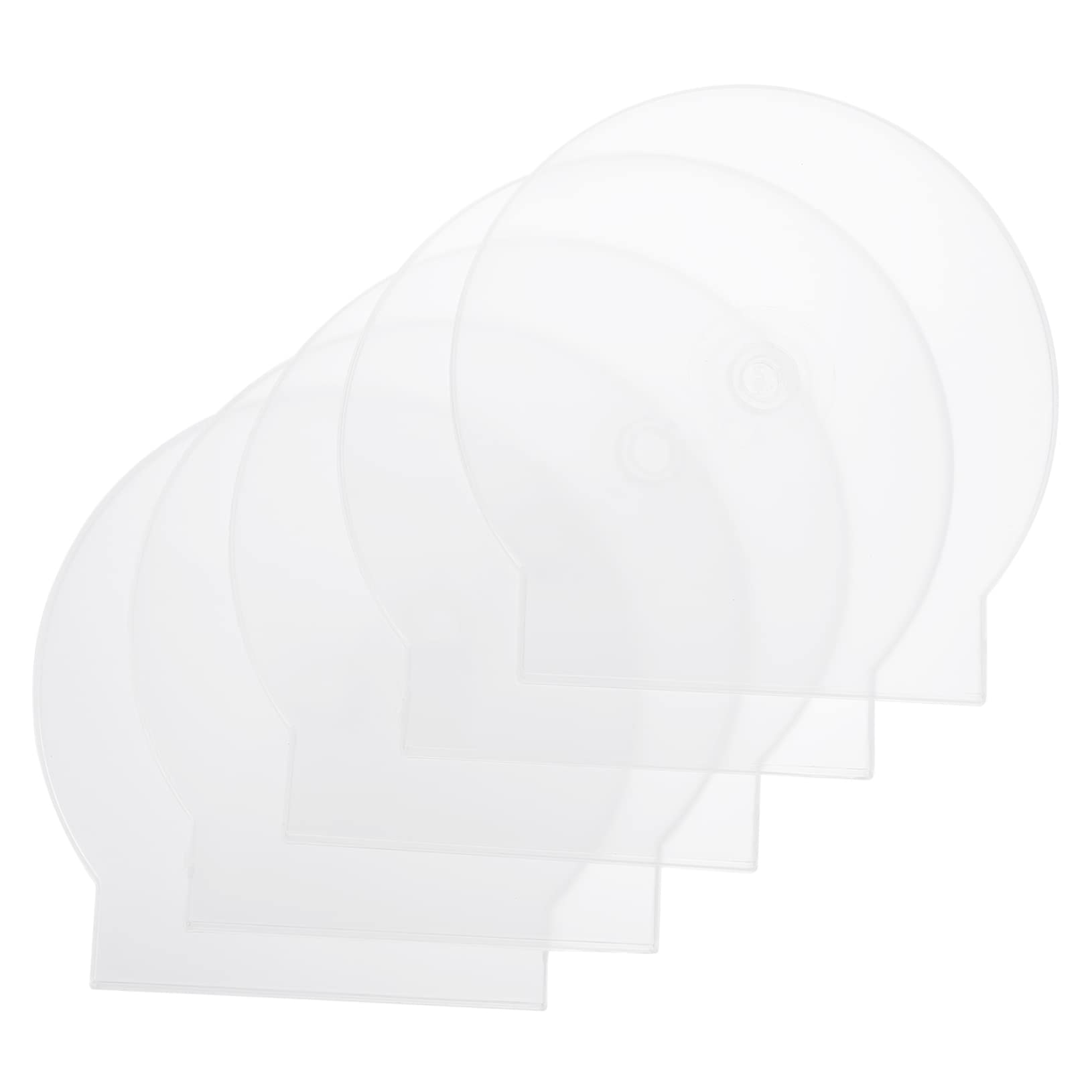 HOODANCOS 20Pcs CD Case Thickened Transparent Plastic Optical Disc Storage Box Compact and Lightweight Design for CD Dvd Protection and Organization