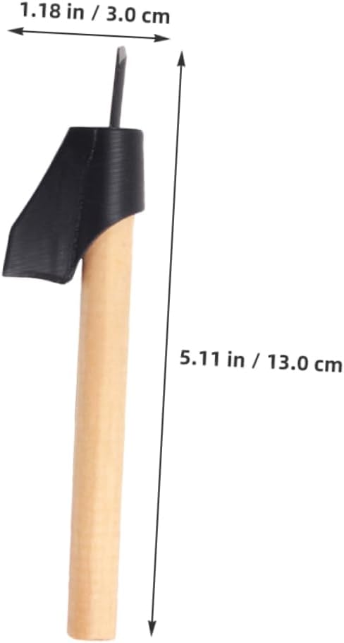 Toddmomy Arrow Fletching Cleaner Tool Durable Stainless Steel Wood Arrow Shaft Scraper for Efficient of Grime and Multi Functional Fletch Remover