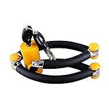 Robusta y robo protección: Bloqueo bicicleta plegable hicieron fuerte de alta resistencia de la aleación resistente material de, firme, es la fuerza de cizallamiento-resistente y de alta resistencia a la tracción de rotación y para resistir. para evitar la oxidación. Remachado se fortaleció y es mantener resistentes al desgaste y menos susceptible al movimiento alrededor de su bicicleta de forma segura ..