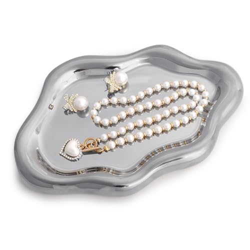 Hochwertiges Elegantes Tablett zur Aufbewahrung von Ringen, Schmuck & Accessoires, Ordnung & Stil für Schmuckliebhaber für Weihnachten, Muttertag,...