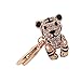VICASKY Rhinestone Tiger Keychain Animal Little Tiger Key Ring Charm Cute Tiger Pendant Bag Key Chain Holder for Women Handbag Hanging Jewelry Decorations