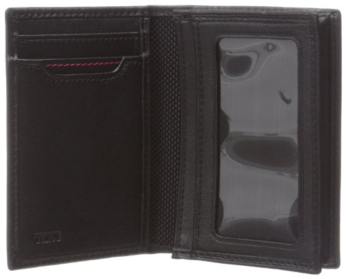 Tumi - Delta Gusseted Card Case Wallet With Rfid Id Lock For Men - Black #TOP3