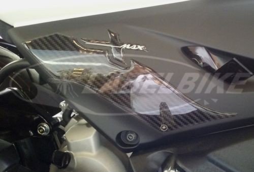 labelbike - 2 3D Stickers Foot Area Protection Motorcycles Compatible with Yamaha Xmax 400 from 2017-2021