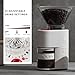 Bodum Bistro Electric Conical Burr Coffee Grinder, Preset Timer, 12 Grind Settings, White