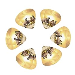Médiators de guitare Paquet de 12 médiators de cheval pour guitare électrique Guitare acoustique Diverses guitares - Les Beatles, Paul McCartney, John Lennon, RIngo Starr, George Harrison