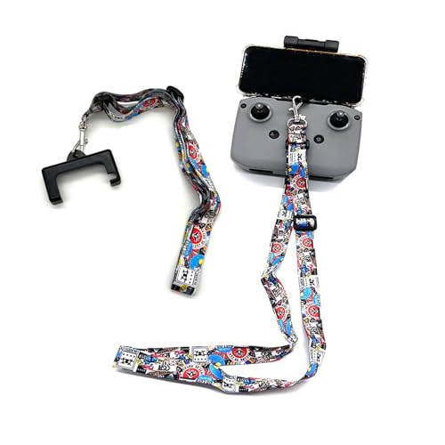 wtohoby Nylon Adjustable Lanyard for DJI RC-N3/N2/N1 Control, Neck Strap Belt for DJI Flip/NEO/AIR 3/3S/2/2S/Mavic 3/Mini 4 3 PRO/Mini 3/4K/2SE/2/1/SE No Display Type Remote Controller