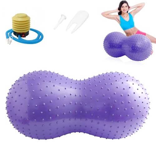 Mineup Palla Di Arachidi, 90x45cm Palla Yoga, Palla Da Ginnastica, Peanut Ball, Pall Fitness, Pall Di Arachidi Pala, Pala Per Yoga Per Gravidanza, Bambini, Donne, Uomini