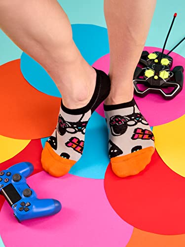 Dedoles Socken Unisex Damen Herren & Kinder Baumwolle viele lustige Designs 1 Paar Geschenk links rechts verschieden, Farbe Mehrfarbig… – Ansicht 3