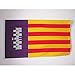 Produktbild AZ FLAG - Flagge Mallorca - 150x90 cm - Mallorca Fahne 100% Polyester mit Messing-Ösen - 110g