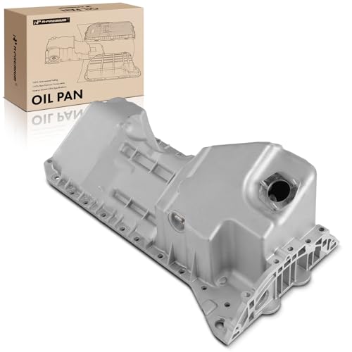 A-Premium Engine Oil Pan Sump with Drain Plug Compatible with BMW 323i 2007-2011 325i 330i 2006 328i 2007-2013 525i 530i 2006-2007 528i 2008-2010 128i 2008-2013 Z4 2006-2011 2.5L 3.0L