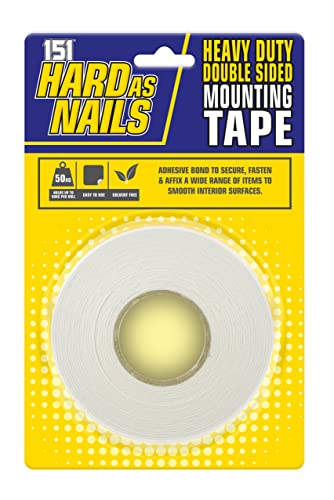 151 Hard As Nails Essential Adhesive Mounting Tape, Double Sided