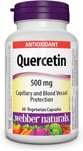 Webber Naturals Quercetin 500 mg, 60 Capsules, Antioxidant Support, Vegan