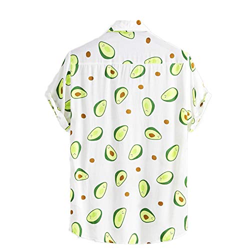 ARbuliry Camicie da Uomo Hawaii Camicie Camicia a