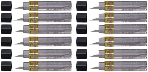 Pentel Super Hi-Polymer Lead Refill 0.2mm, Super Fine, HB, 12 Pieces/Tube (C502-HB) image 5