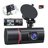 Dashcam Auto Vorne Hinten und Innen mit SD-Karte, 1080P Auto kamera 2