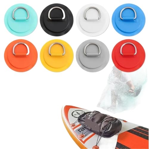 Patch anneau en D en acier inoxydable durable pour kayak et surf