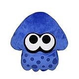 スプラトゥーン イカ クッション 高さ35cm ブルー