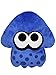 Sanei Splatoon Doudou peluche calamar, bleu foncé