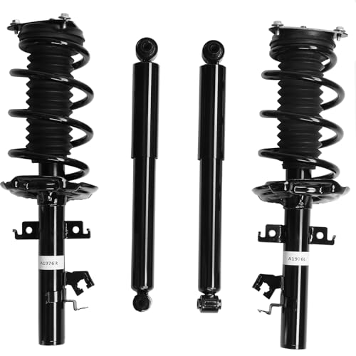 Front Quick Complete Struts Assembly & Rear Shocks Absorbers 173074 173075 37328 Replacement for Nissan Rogue Sport 2014-2020 (Set of 4)