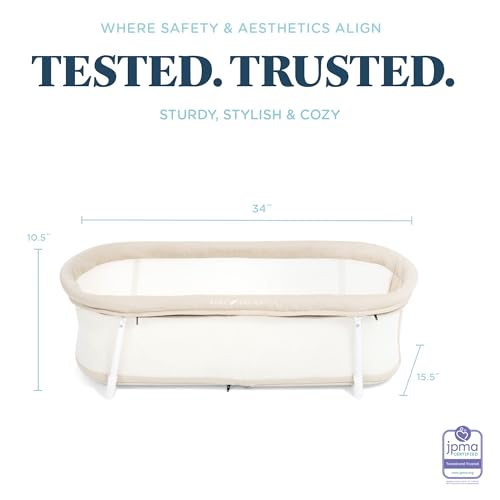 Image of Baby Delight Snuggle Nest Bassinet, Organic Oat