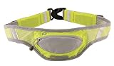 Nathan Unisex Riflettente Cintura da Corsa, Colore: Giallo Fluo, Taglia Unica