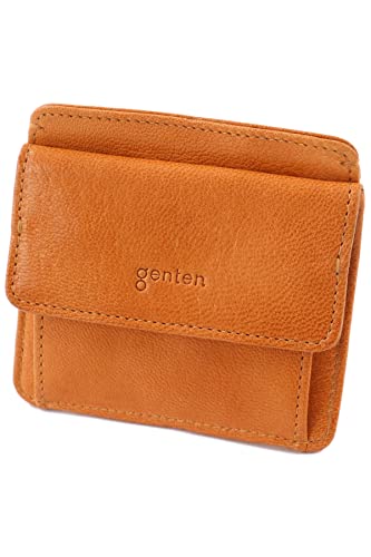 [ゲンテン] フラグメントケース 本革 レディース キャメル GE-43264-52