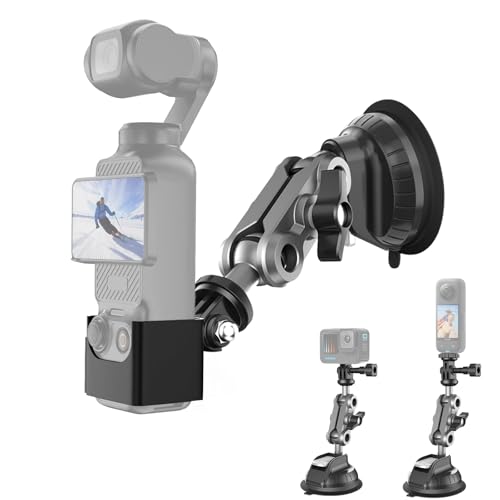 Support à Ventouse pour DJI Fixation Ventouse Haute Résistance Anti-Vibration Voiture