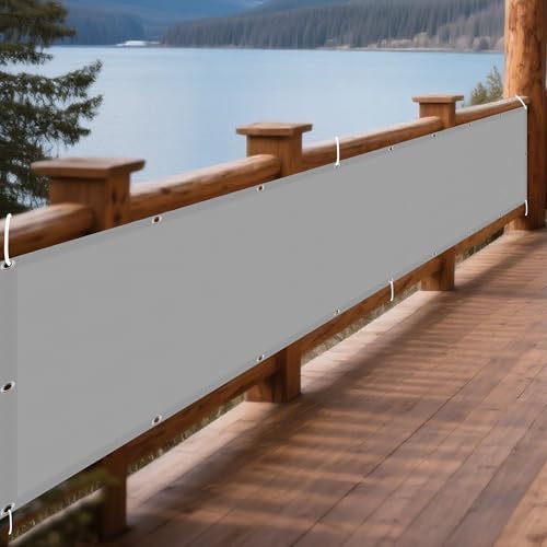 Bache ombrage rectangulaire 2x8m imperméable gris clair avec kit de fixation complet - 2