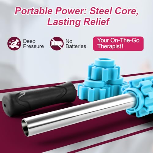 Image of Muscle Roller Stick for Athletes, Liposuction Massage Roller Stick for Exercise Runners, Therapy Manual Massager Stick Tool for Relief Muscle Soreness, Trigger Points, Help Calf, Leg, Back Recovery