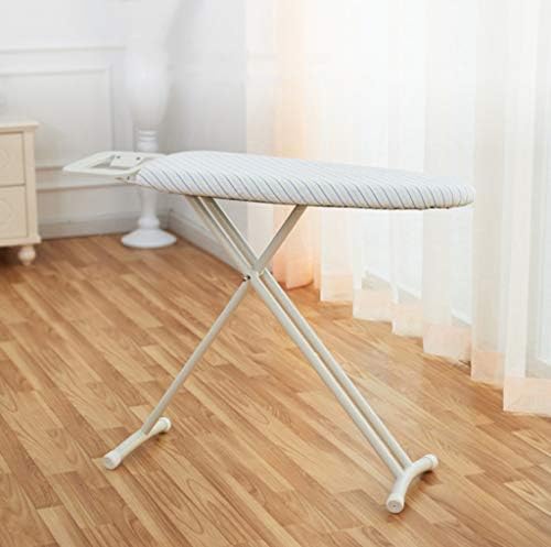 Fold Ironing Board, Metal Multifunction Living Room Adjustable Ironing Shelf Electric Iron Ironing Table Ironing Rack, 12831.578CM (Color : A) (A)