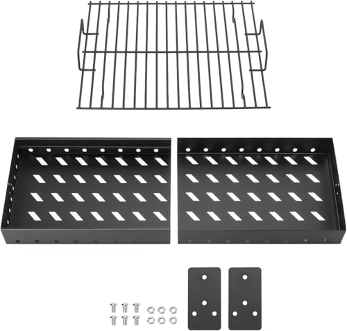 38-73cm Verstellbare Holzkohleschale für Tepro Toronto TAINO Hero XL Holzkohle Grills Kohleschale Grill Ersatzteile für Activa Angular EL Fuego Montreal Universal Holzkohlerost Ersatzteile